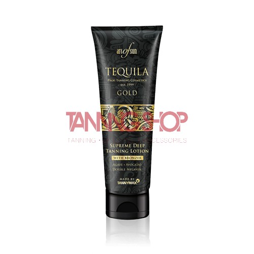 Art of Sun TEQUILA GOLD Supreme Deep Tanning Lotion + Bronzer 125 ml