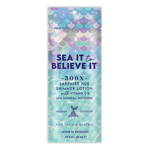 Brown Sugar Sea It To Believe It 300X Sapphire Hue Shimmer Lotion 22 ml