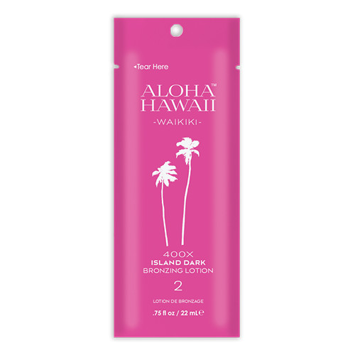 Brown Sugar ALOHA HAWAII Waikiki Tattoo 400X Dark Bronzing Lotion 22 ml