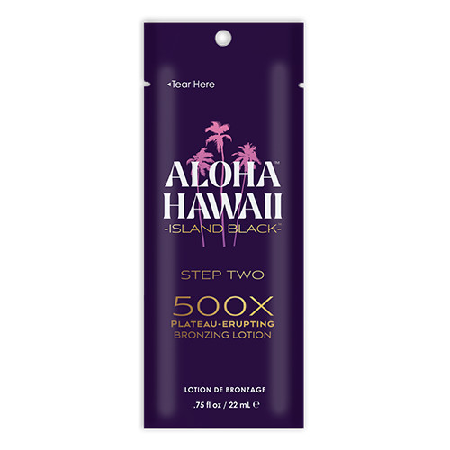 Brown Sugar ALOHA HAWAII Island Black 500X Bronzing Lotion 22 ml 