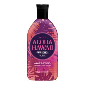   Brown Sugar ALOHA HAWAII Waikiki Tattoo 400X Dark Bronzing Lotion 296 ml