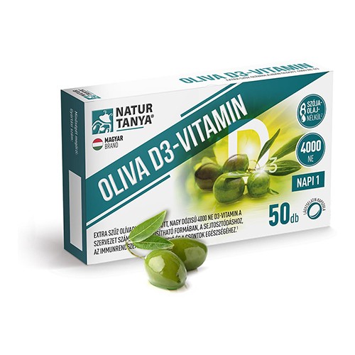 Natur Tanya OLIVA D3-vitamin kapszula 50 db