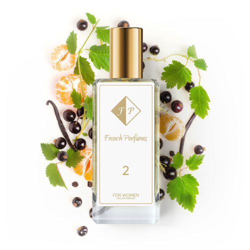 French Perfumes Nr 2 - gyümölcsös - ciprusos női illat 60 ml