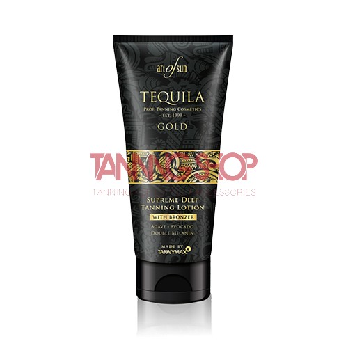 Art of Sun TEQUILA GOLD Supreme Deep Tanning Lotion + Bronzer 200 ml