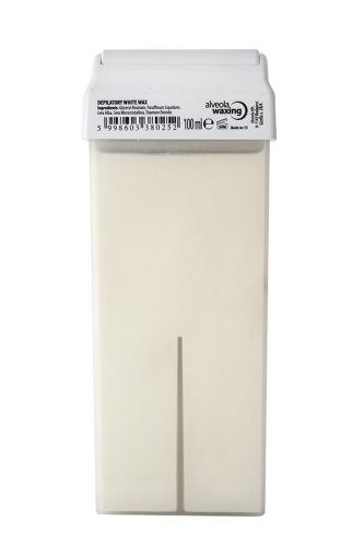Alveola Waxing White Tio2 gyantapatron 100 ml széles fej [karton - 24 db]